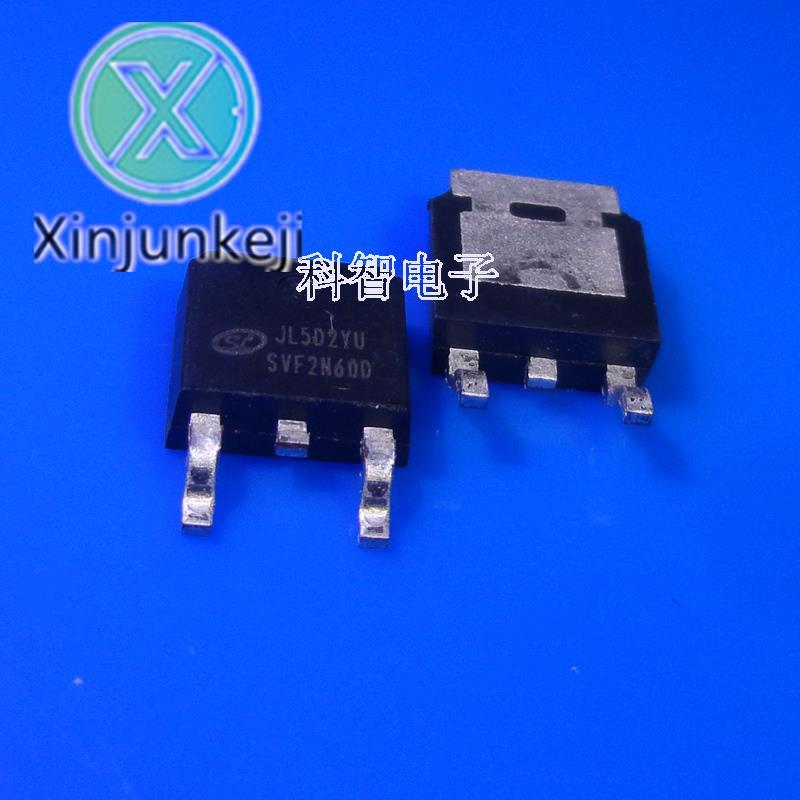 30pcs  ο SVF2N60DTR SVF2N60D SVF2N60 2N60 TO252 FET